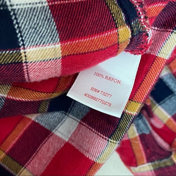 SO AUTHENTIC AMERICAN HERITAGE Red Casual Shirt L - Picture 8 of 11